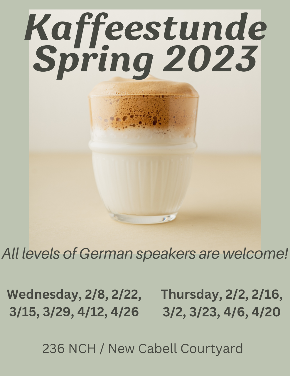 Kaffeestunde Poster Spring 23