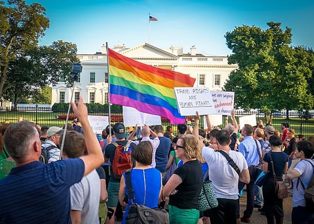 LGBT Rally in front of the White House