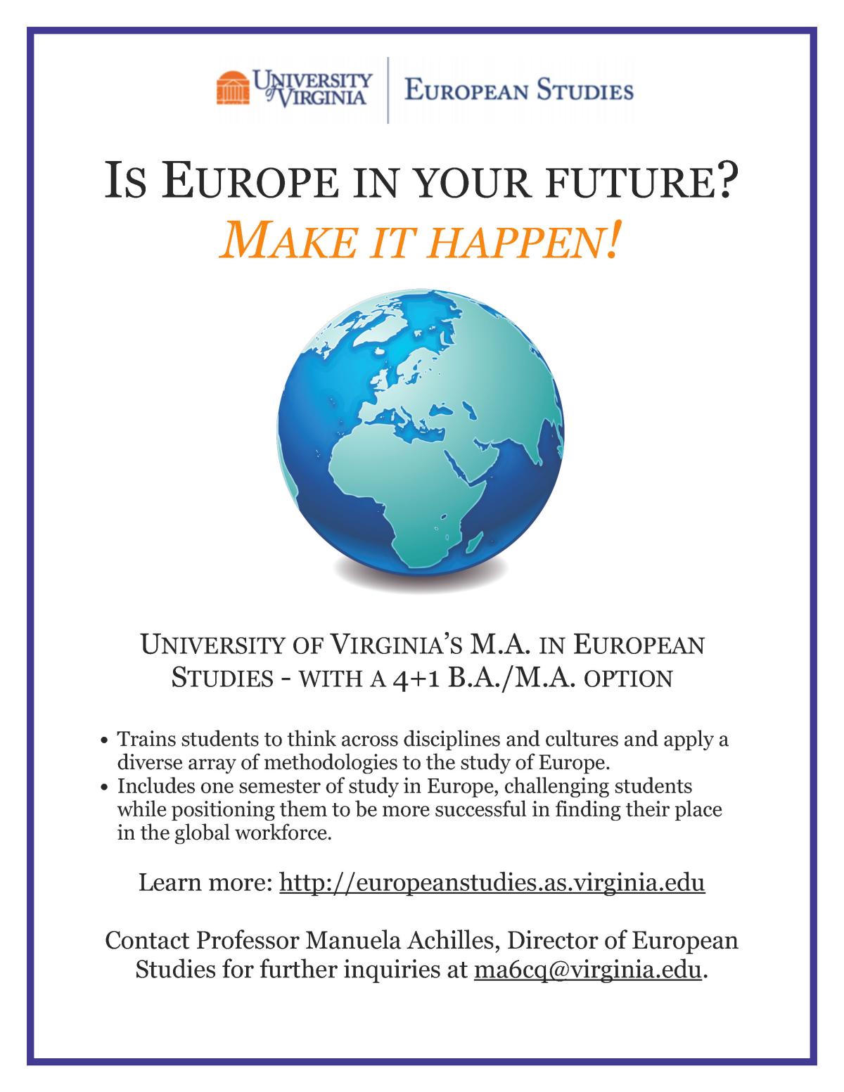Is Europe In Your Future flyer